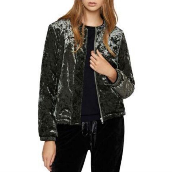 Sanctuary velvet bomber jacket size XS - Picture 3 of 9